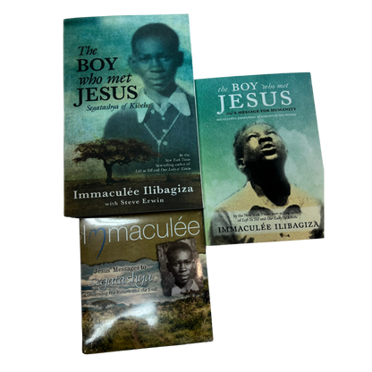 The Boy Who Met Jesus - Segatasha Bundle with Messages Booklet & CD - signed by Immaculee
