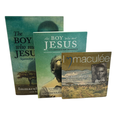 The Boy Who Met Jesus - Segatasha Bundle with Messages Booklet & CD - signed by Immaculee