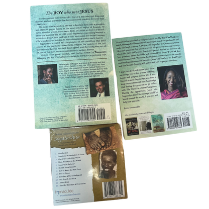 The Boy Who Met Jesus - Segatasha Bundle with Messages Booklet & CD - signed by Immaculee