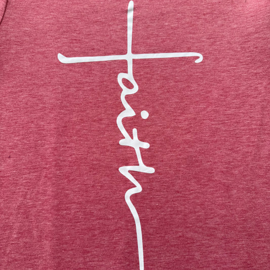 'Faith' Cross Long Sleeved Shirt
