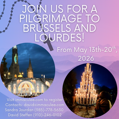 Brussels, Belgium - Lourdes, France Pilgrimage May 13-20, 2026 with Immaculée